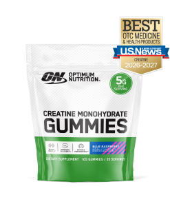 Creatine Monohydrate Gummies (Blue Raspberry - 35 Servings (105 Gummies))