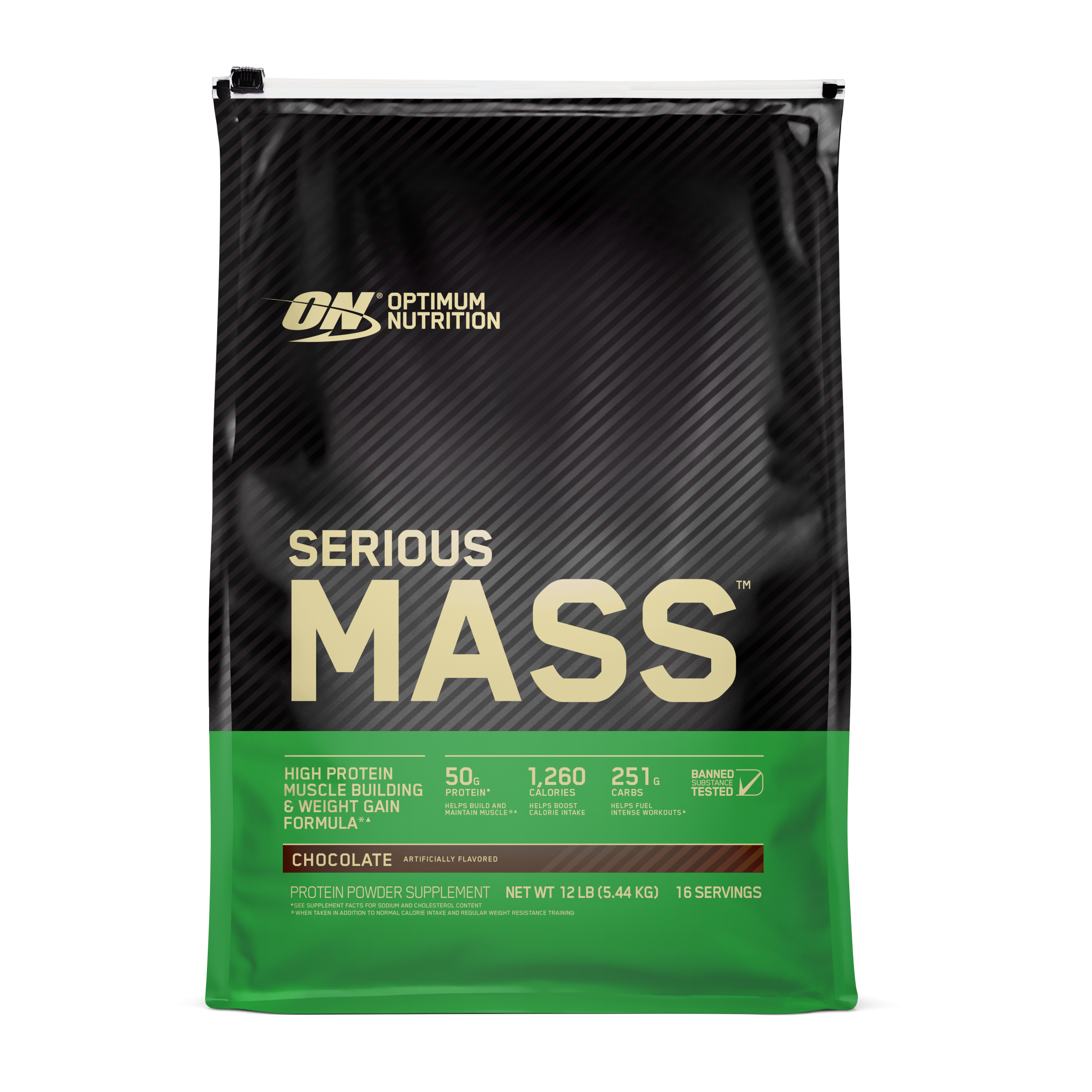Serious Mass (Chocolate - 16 Servings (12 lb))