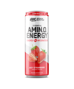 ESSENTIAL AMIN.O. ENERGY+ Electrolytes Sparkling (Juicy Strawberry - 12 Cans)