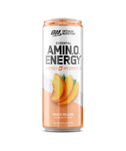 ESSENTIAL AMIN.O. ENERGY+ Electrolytes Sparkling (Peach Bellini - 12 Cans)