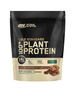 GOLD STANDARD® 100% Plant Protein (Rich Chocolate Fudge - 12 Servings (1.06 lb))
