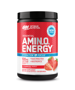 AMIN.O. ENERGY HYDRATION + FOCUS (Strawberry Burst - 30 Servings (0.6 lb))