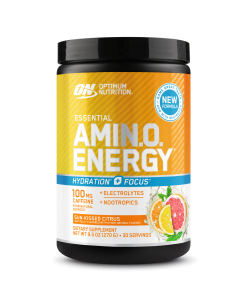 AMIN.O. ENERGY HYDRATION + FOCUS (Sun-Kissed Citrus - 30 Servings (0.6 lb))