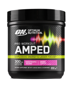 Pre-Workout Amped (Berry Fusion - 20 Servings (0.79 lb))